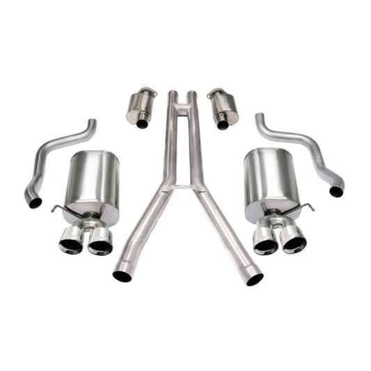 Corsa 04-08 Cadillac XLR 4.6L Polished Sport Cat-Back Exhaust