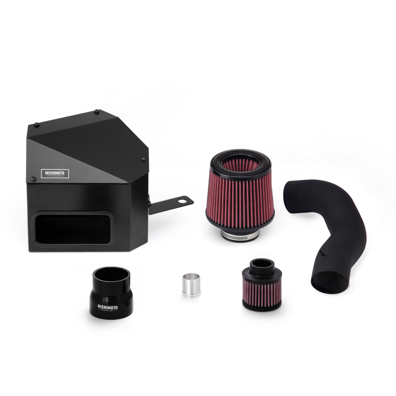 Mishimoto 15-16 VW Golf/GTI 1.8L/2.0L Performance Air Intake Kit - Wrinkle Black - Mammoth Racing -