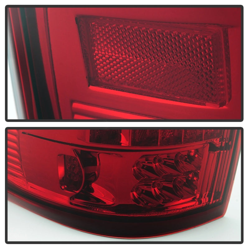 Xtune Ford F150 Styleside 04-08 LED Tail Lights Red Clear ALT-ON-FF15004-LED-RC - Mammoth Racing -