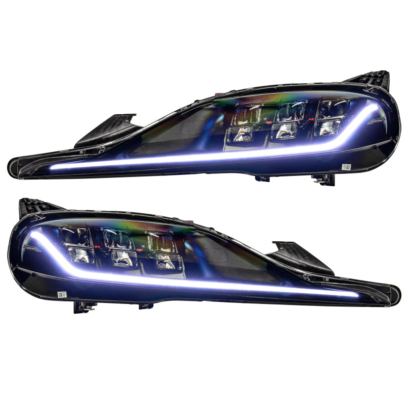 Oracle 20-21 Toyota Supra GR RGB+A Headlight DRL Upgrade Kit - ColorSHIFT w/ BC1 Controller - Mammoth Racing -