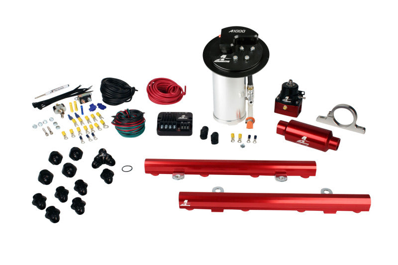 Aeromotive 10-17 Mustang GT Stealth A100 Street Fuel Pump System w/Fuel Rails - My Store