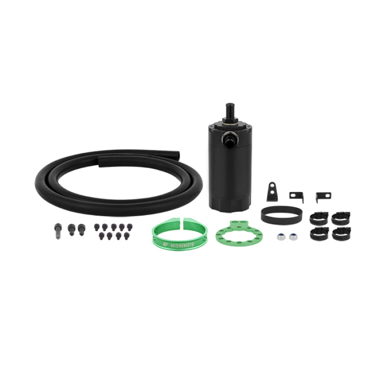 Mishimoto Universal Baffled Oil Catch Can - Green - Mammoth Racing -