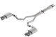 Borla 2018 Ford Mustang GT 5.0L AT/MT 3in Atak Catback Exhaust w/ Valves (Carbon Fiber Tip) - My Store