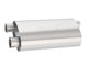 Borla Universal Pro-XS Muffler Oval 3in Inlet/ 2.5in Dual Outlet Transverse Flow Notched Muffler - My Store