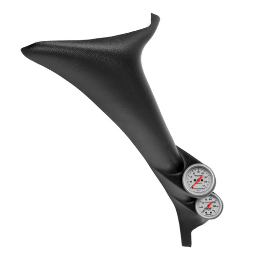 Autometer 99-07 Ford Powerstroke/SD Black Dual Pillar Ultra-Lite Gauge Kit - My Store
