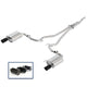 Ford Racing 18+ Mustang 2.3L EcoBoost Cat-Back Touring Exhaust System w/Black Chrome Tips - Mammoth Racing -