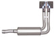 Gibson 88-93 Chevrolet C1500 Cheyenne 5.7l 2.5in Cat-Back Super Truck Exhaust - Stainless - Mammoth Racing -