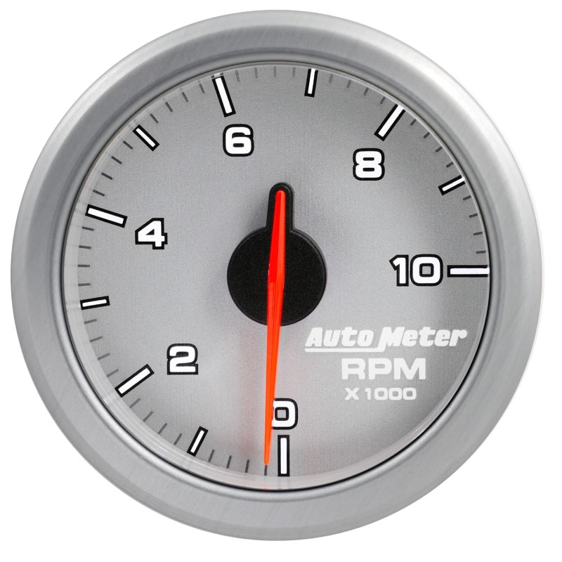 Autometer Airdrive 2-1/6in Tachometer Gauge 0-10k RMP - Silver - My Store