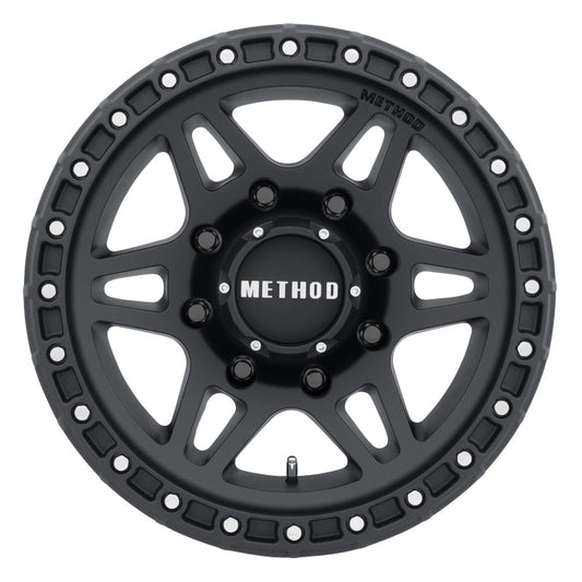 Method Mr312 17x8.5 0mm Offset 8x170 130.81mm CB Matte Black Wheel