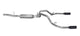 Gibson 10-13 Chevrolet Silverado 1500 LT 4.8l 2.25in Cat-Back Dual Split Exhaust - Black Elite - Mammoth Racing -