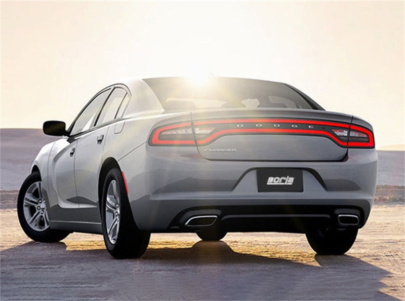 Borla 15-16 Dodge Charger 3.6L V6 ATAK Cat Back Exhaust (Uses Factory Valence) - My Store
