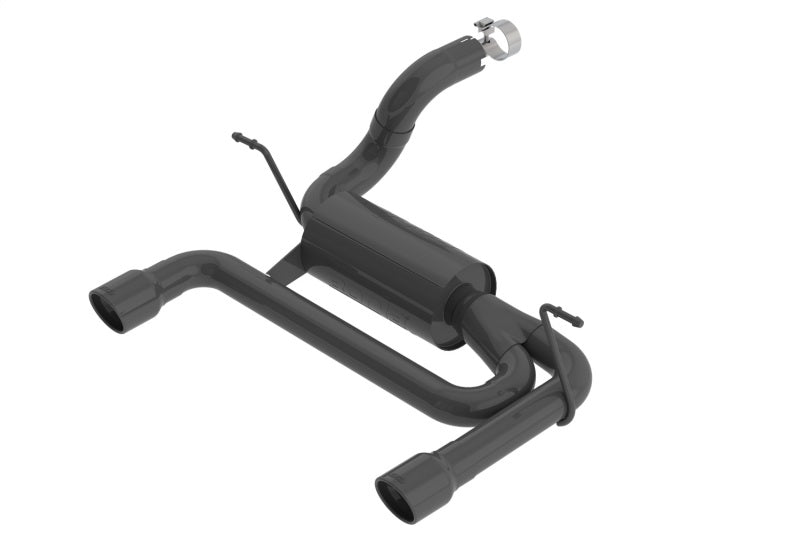 Borla 2018 Jeep Wrangler JL/JLU 3.6L 2DR/4DR ATAK SS Axle Back Black Coated Exhaust w/3.5in Tips - My Store