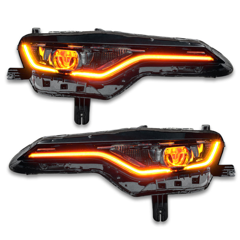Oracle 19-21 Chevy Camaro SS/RS RGBW+A Headlight DRL Upgrade Kit - ColorSHIFT 2 - Mammoth Racing -