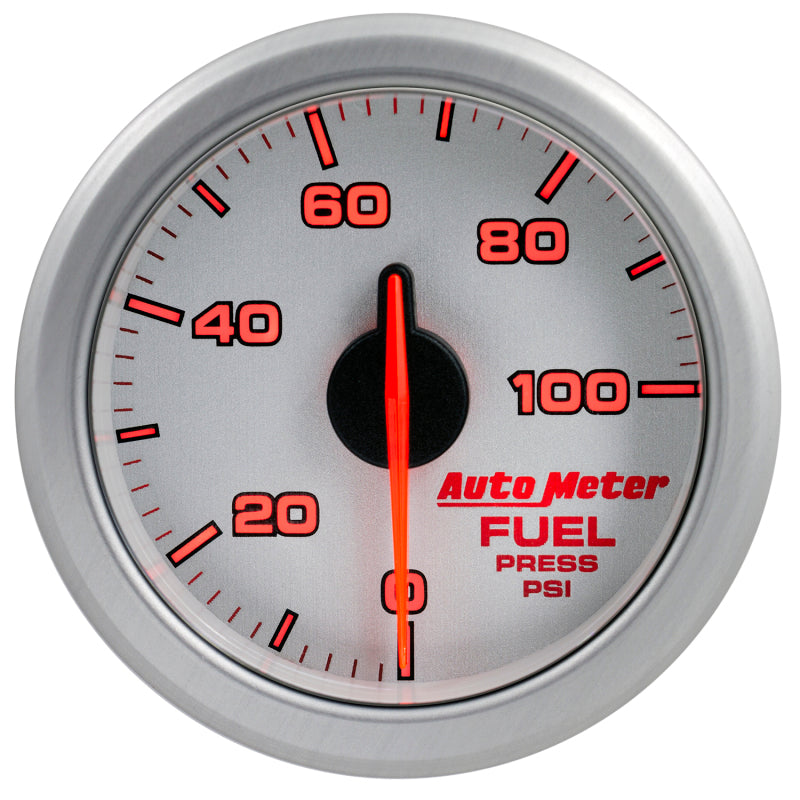 Autometer Airdrive 2-1/6in Fuel Pressure Gauge 0-100 PSI - Silver - My Store