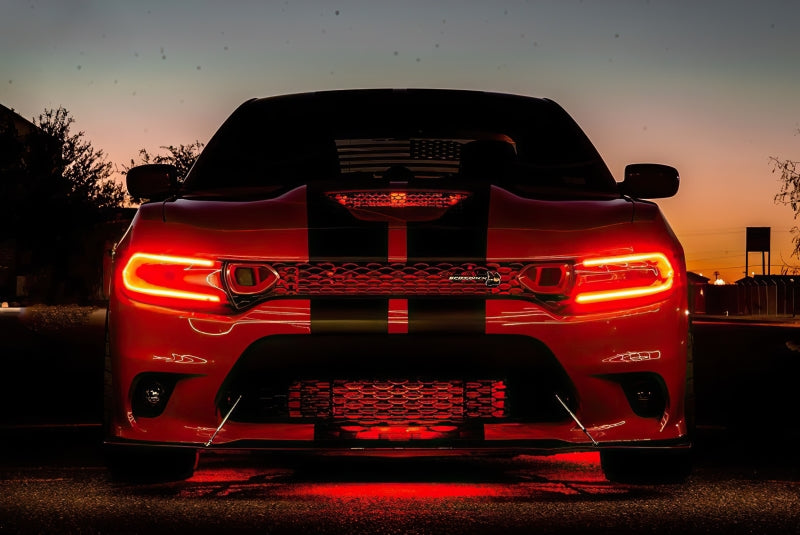 Oracle 15-21 Dodge Charger RGB+W DRL Headlight DRL Upgrade Kit - ColorSHIFT 2 - Mammoth Racing -