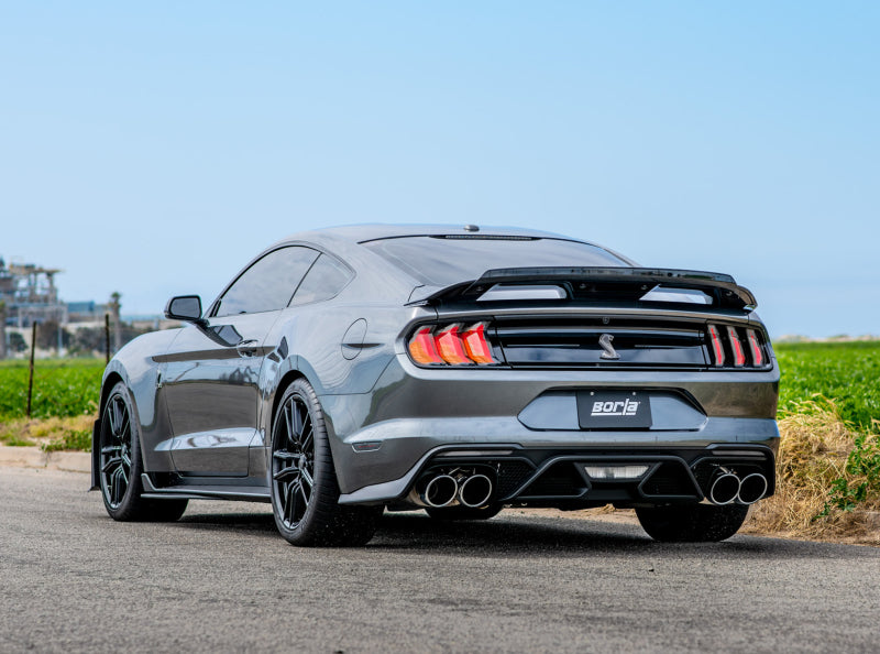 Borla 2020 Ford GT500 5.2L AT 3in ATAK CatBack Exhaust w/ Chrome Tips - My Store