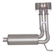 Gibson 02-05 Dodge Ram 1500 SLT 4.7l 2.5in Cat-Back Super Truck Exhaust - Stainless - Mammoth Racing -