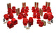 Energy Suspension 00-04 Ford Excursion 4WD Red Hyper-flex Master Bushing Set - My Store