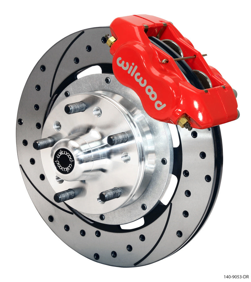 Wilwood Forged Dynalite Front Kit 12.19in Drilled Red 79-81 Camaro - My Store