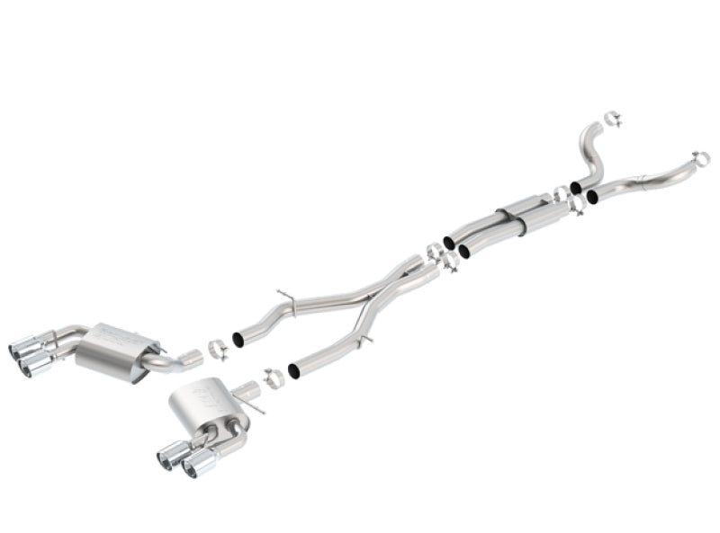Borla 16-17 Camaro SS 6.2L Dual Tip Dual Split Rear Exit Dual Mode Catback Exhaust (NPP) - My Store