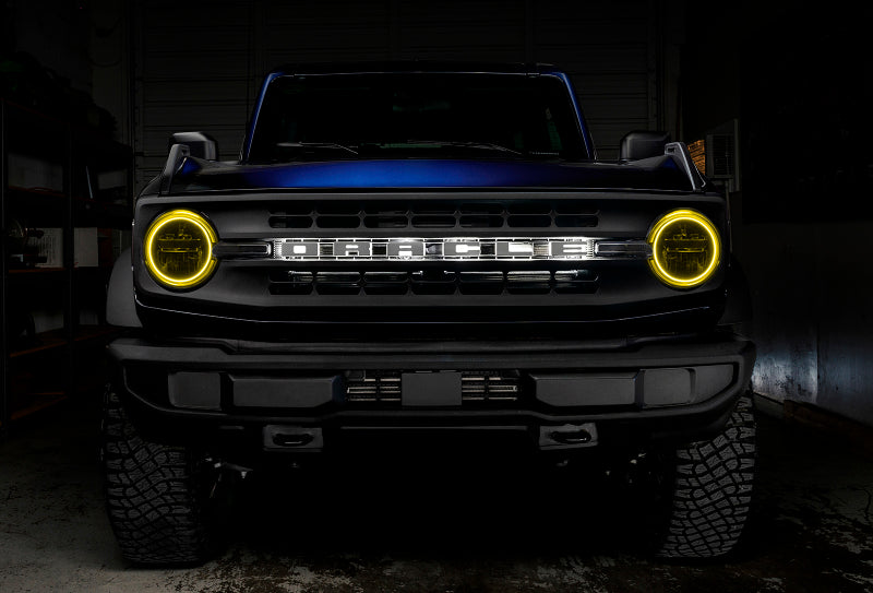 Oracle 2021 Ford Bronco Base Headlight LED Halo Kit - ColorSHIFT - w/ Simple Controller - Mammoth Racing -