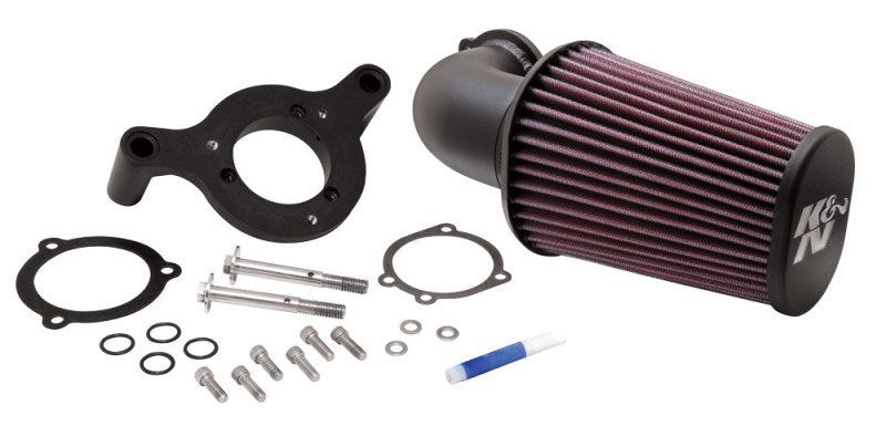 K&N 01-14 Harley Davidson Softail Dyna Performance Intake Kit - Mammoth Racing -