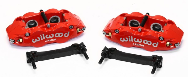 Wilwood Narrow Superlite 4R Rear Caliper & Bracket Kit - Red 97-13 C5/c6 Corvette w/ OEM Rotors - My Store