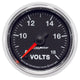Autometer GS Series 2-1/16in Voltmeter 18V Electrical Gauge Full Sweep - My Store