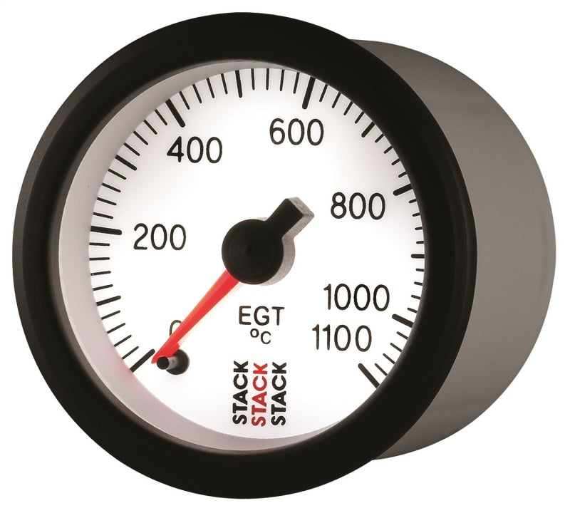 Autometer Stack 52mm 0-1100 Deg C Pro Stepper Motor Exhaust Gas Temp Gauge - White - My Store