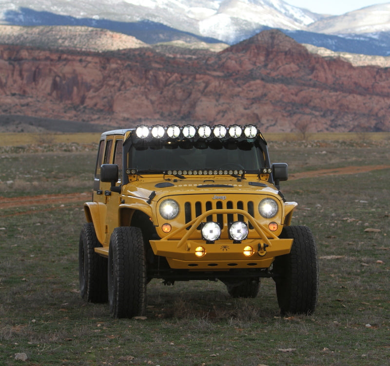 KC HiLiTES 07-18 Jeep JK (Not for Rubicon/Sahara) 7in. Gravity LED Pro DOT Headlight (Pair Pack Sys) - Mammoth Racing -