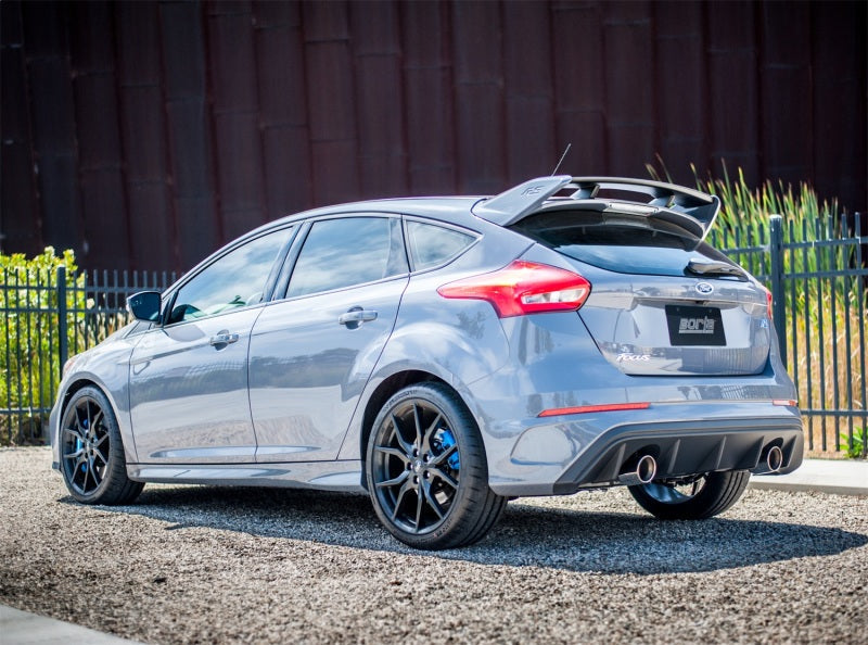 Borla 16-17 Ford Focus RS 2.3L MT Round Angle-Cut Tips Split Rear Exit ATAK Catback Exhaust - My Store