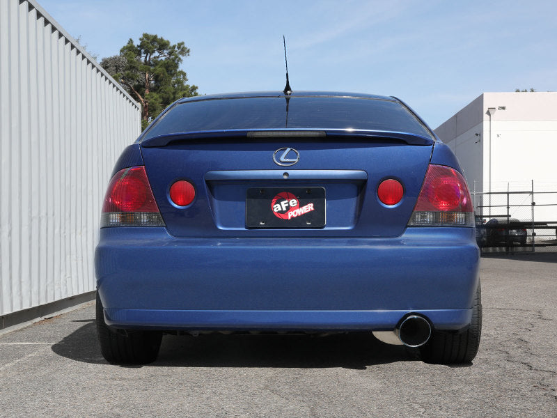 aFe Lexus IS300 01-05 L6-3.0L Takeda Cat-Back Exhaust System- Black Tip - Mammoth Racing -