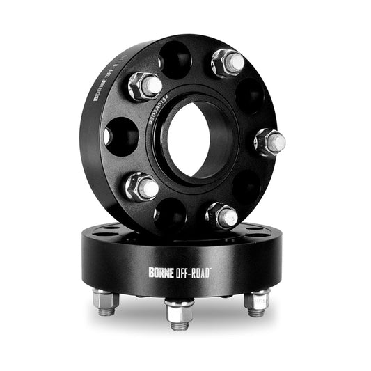 Mishimoto Borne Off-Road Wheel Spacers - 5x127 - 71.6 - 38.1mm - M14 - Black - Mammoth Racing -