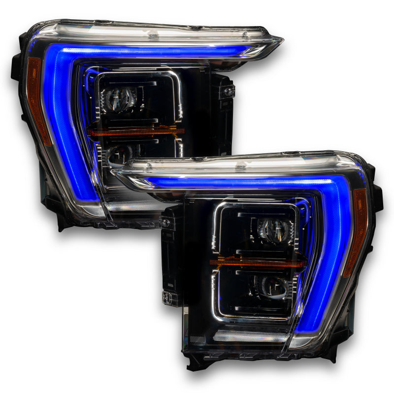 Oracle 21-22 Ford F-150 ColorSHIFT RGB+W Headlight DRL Upgrade Kit w/ No Controller - Mammoth Racing -