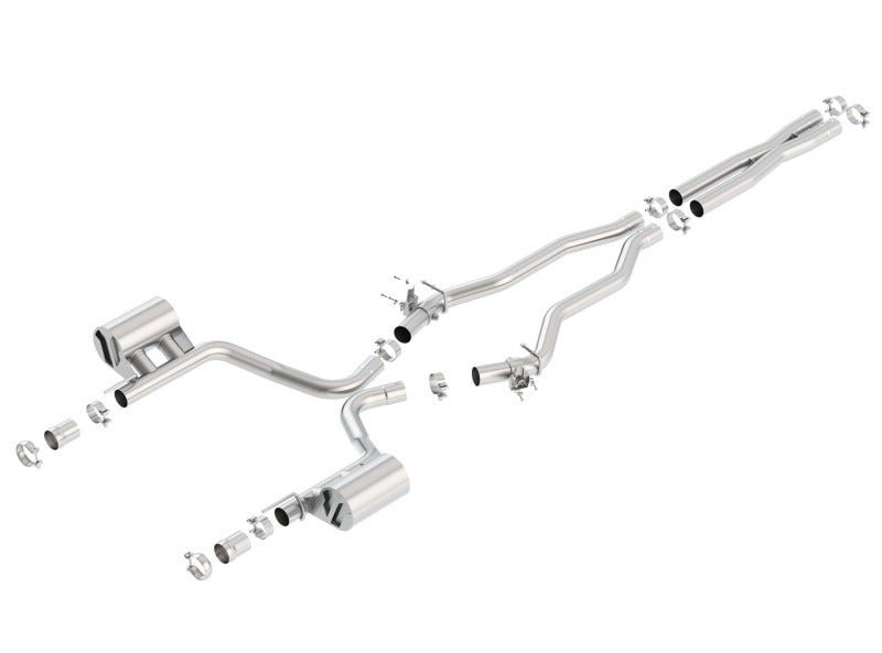 Borla 15-16 Dodge Charger SRT 392 6.4L No Tip Single Split Rear Exit ATAK w/ Valves Exhaust - My Store