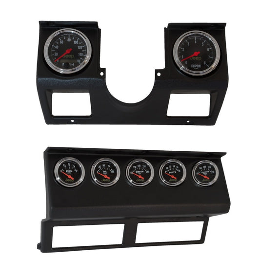 Autometer 87-96 Jeep Wrangler YJ 7pc Direct-Fit Dash Gauge Kit - My Store