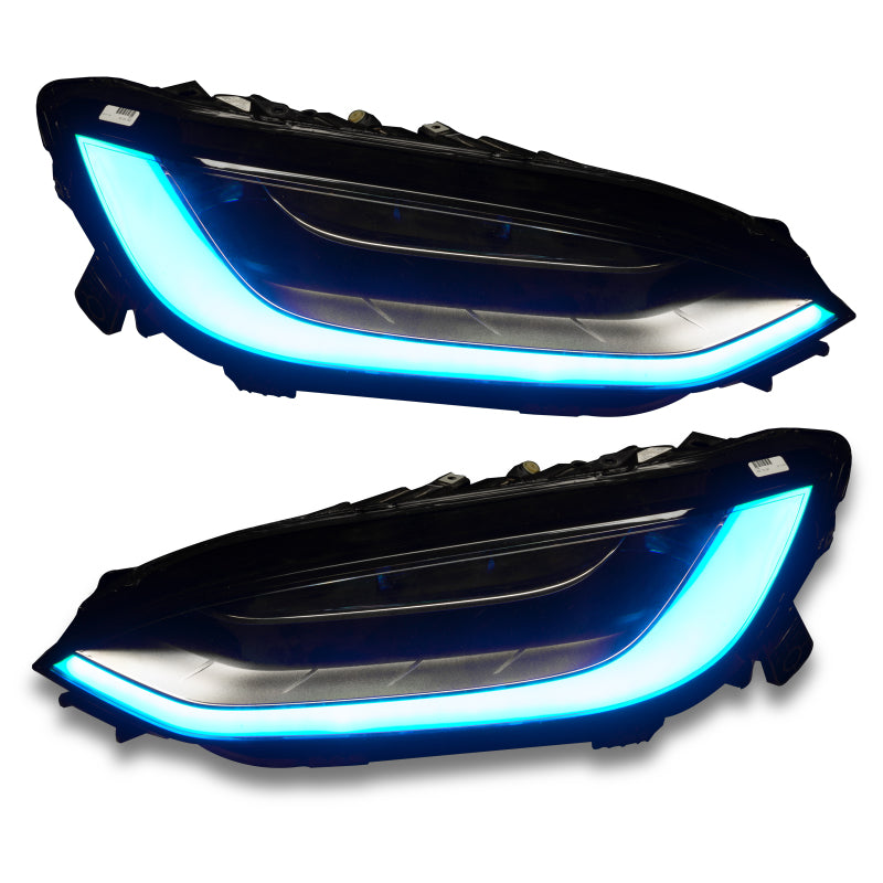ORACLE Lighting 16-21 Tesla Model X Dynamic ColorSHIFT Headlight & Fog Light DRL Upgrade Kit - Mammoth Racing -