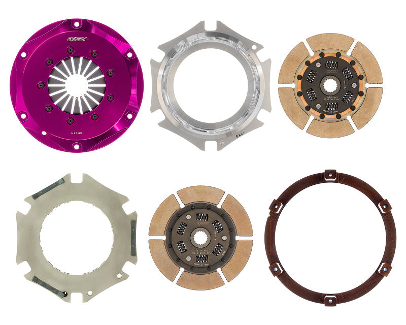 Exedy Universal Builder Series Twin Metallic Clutch Dampened Version - Mammoth Racing -