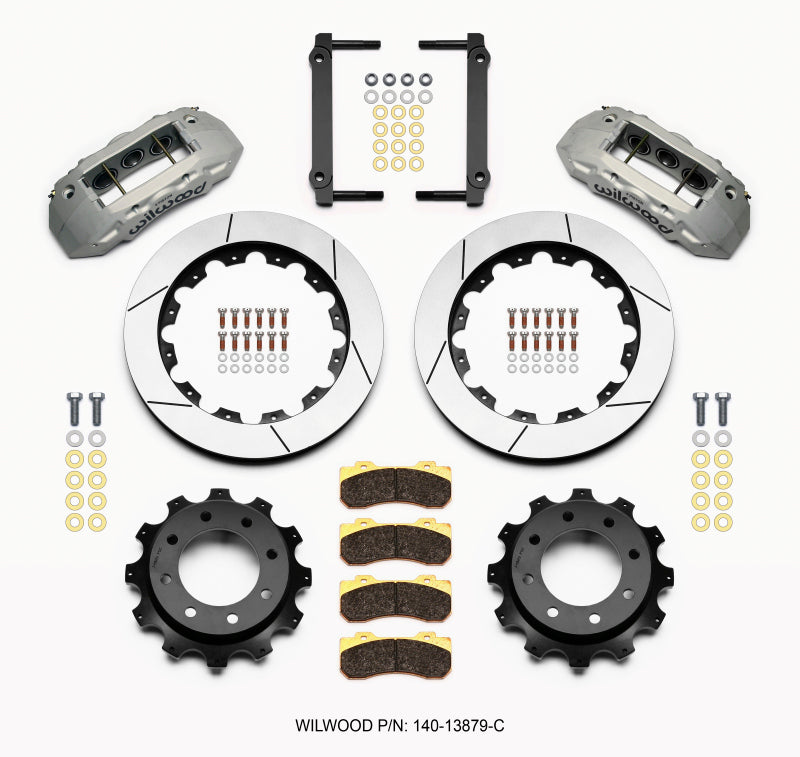 Wilwood Tx6r Rear Kit 16.00in Clear Ano 1999-2010 GM Trk 2500 HD 4.84 Cntr - My Store