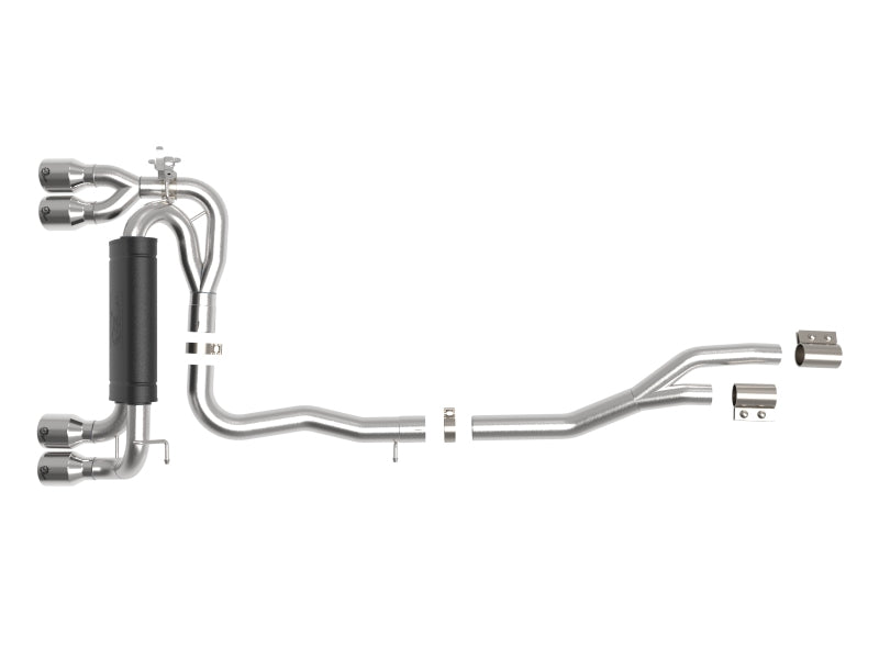 aFe MACHForce XP Exhausts Cat-Back SS 19-21 BMW M2 Competition L6-3.0L w/Polished Tips - Mammoth Racing -