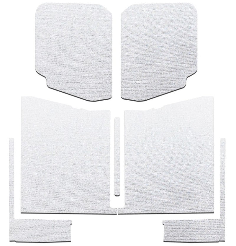 DEI 2019-Up Jeep Gladiator Headliner Complete Kit 7-pc - White - Mammoth Racing -