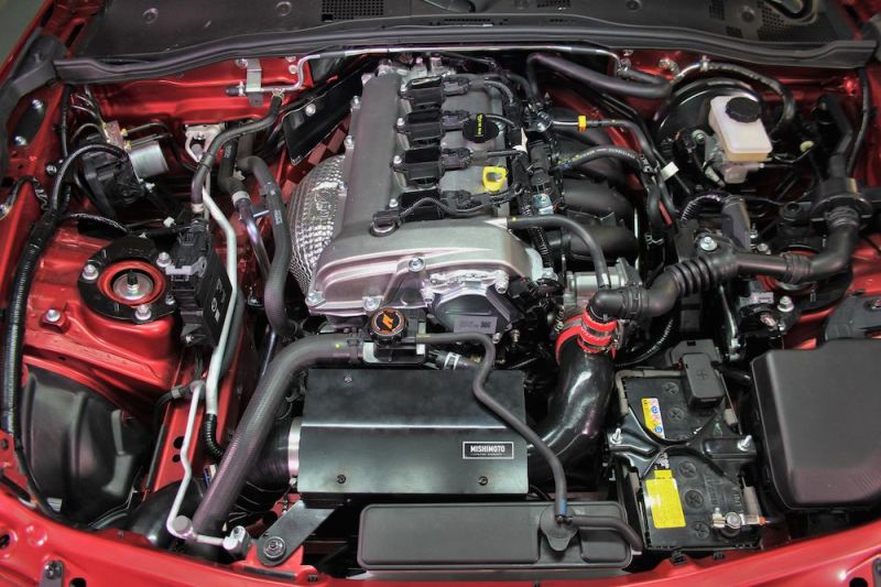 Mishimoto 2016+ Mazda Miata Performance Intake - Wrinkle Black - Mammoth Racing -