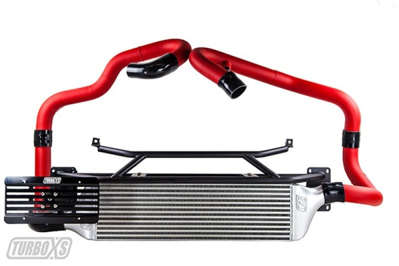 Turbo XS Fmic 2015-2017 Subaru STi - Wrinkle Red Pipes - Mammoth Racing -