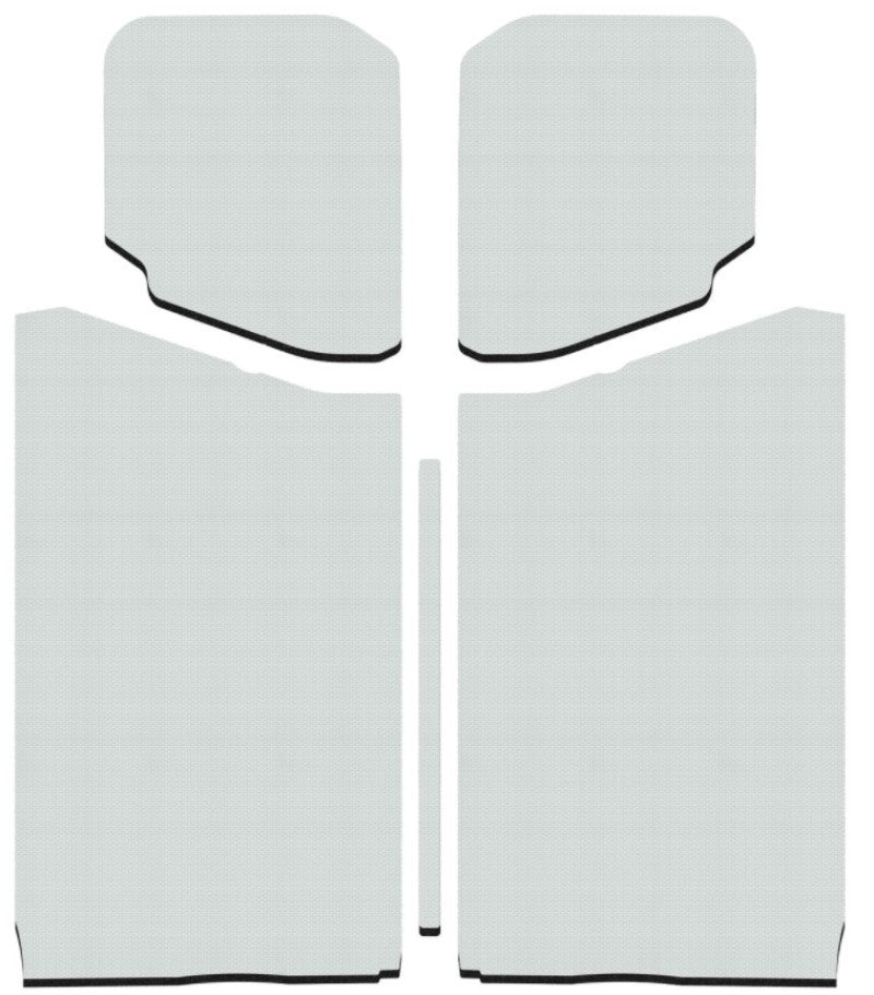 DEI 2019+ Jeep Wrangler JL 2DR Headliner - White (5 Pc) - Mammoth Racing -