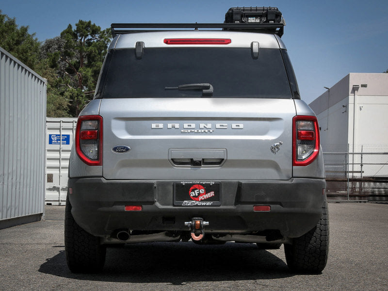 aFe Ford Bronco Sport 21-22 L3-1.5L (t)/L4-2.0L (t) Vulcan Axle-Back Exhaust System- Black Tips - Mammoth Racing -