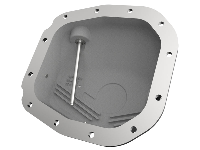 aFe Rear Differential Cover (Black Machined; Pro Series); 15-19 Ford F-150 V6-2.7L (t) (12-Bolt) - Mammoth Racing -