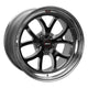 Weld S76 18x9 / 5x4.75 BP / 6.1in. BS Black Wheel (High Pad) - Non-Beadlock - Mammoth Racing -