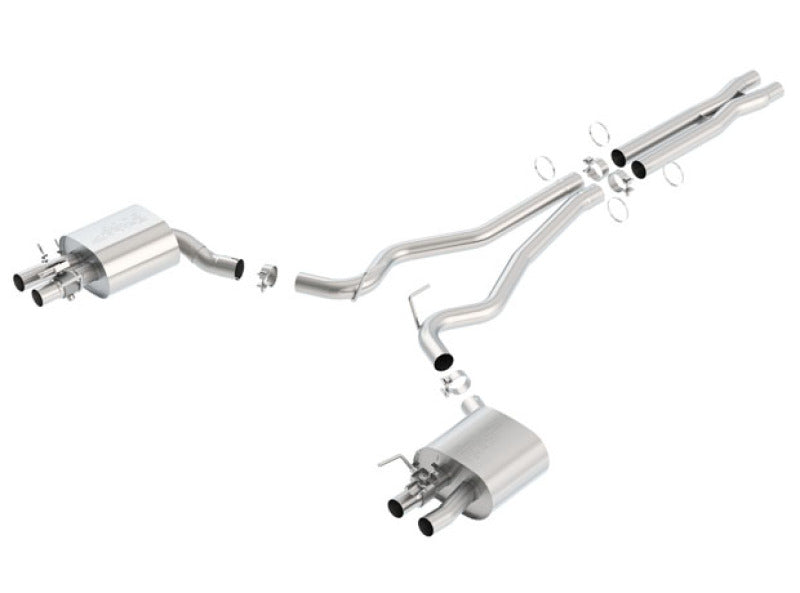 Borla 15-16 Ford Mustang Shelby GT350 5.2L ATAK Cat Back Exhaust (Uses Factory Valence) - My Store