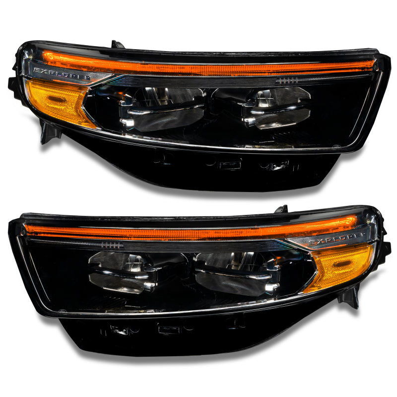 Oracle 20-22 Ford Explorer Dynamic RGB Headlight DRL Upgrade Kit - ColorSHIFT - w/ BC1 Controller - Mammoth Racing -
