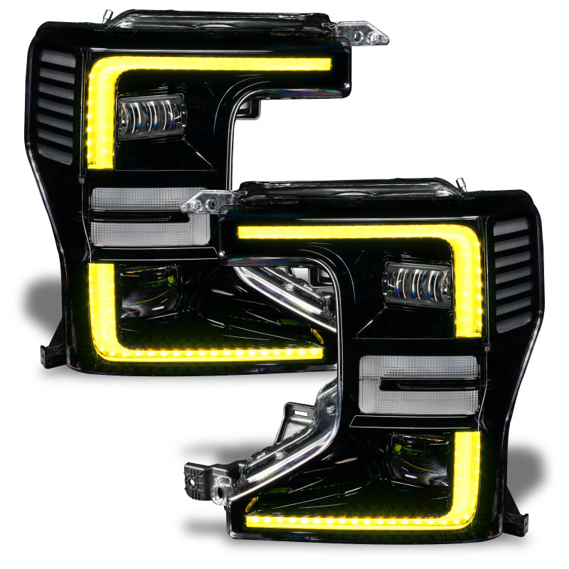 Oracle 20-22 Ford F-250/350 Super Duty Dynamic ColorSHIFT Headlight DRL Upgrade Kit w/Switchback - Mammoth Racing -